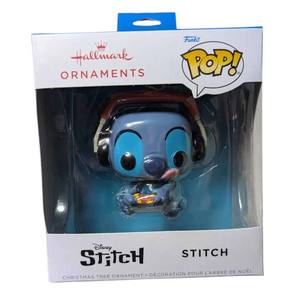 Hallmark Funko POP! Disney Stitch Gamer Christmas Tree Ornament NIB Gift